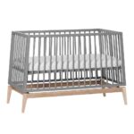 Leander Lunaâ¢ Babyseng - 120x60 cm - Grå eg